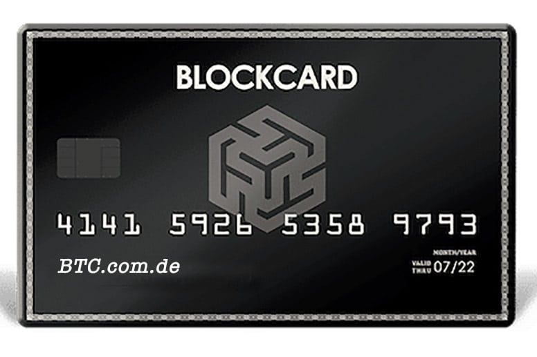 Litecoin BlockCard Krypto-Debitkarte Sonderedition