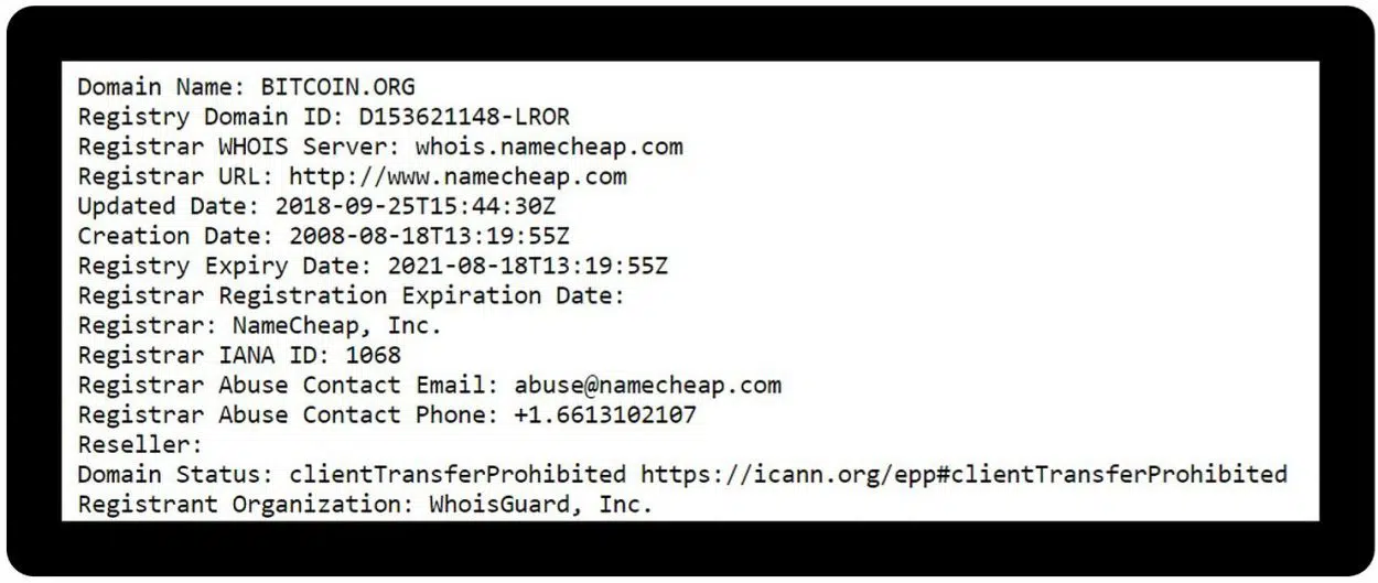 Bitcoin Org Registrierung Satoshi Nakamoto
