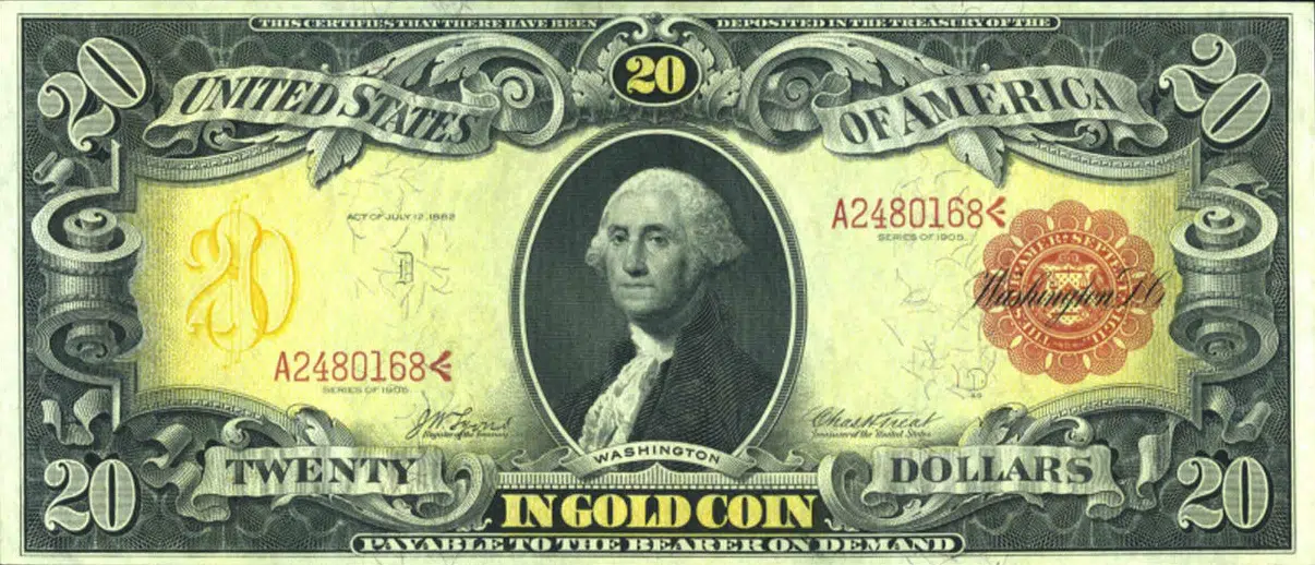US Dollar Gold Zertifikat
